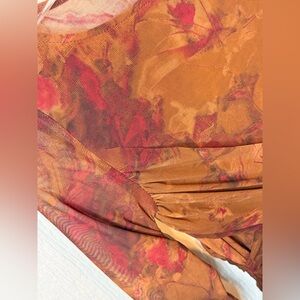 Katana Mini Dress NWOT brown